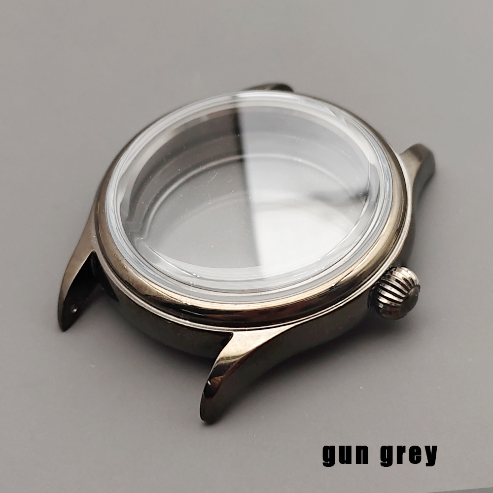 Exhibition Caseback - Cassa per Orologio Classica 38mm Grigio