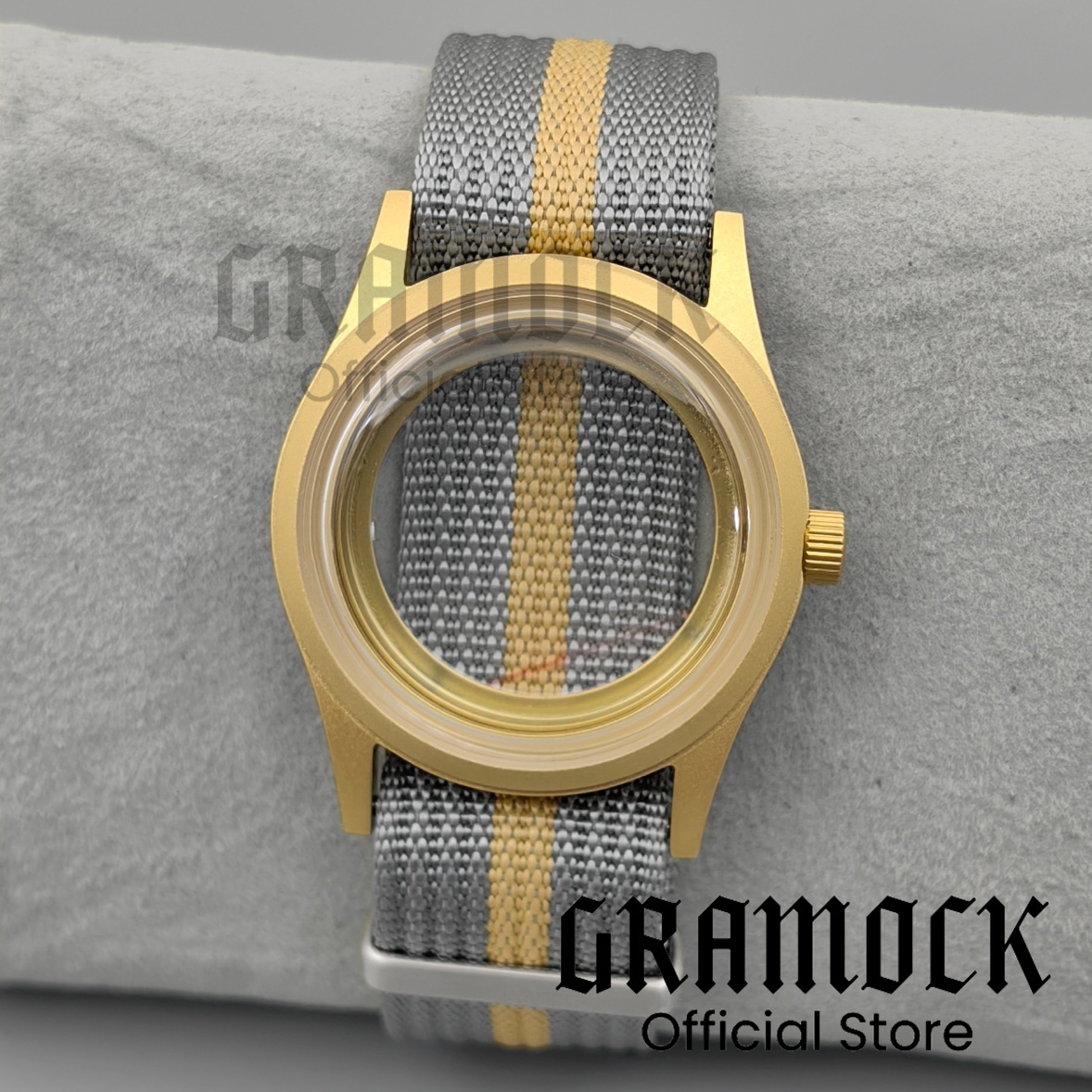 Exhibition Caseback - GRAMOCK 39mm Cassa per orologio per