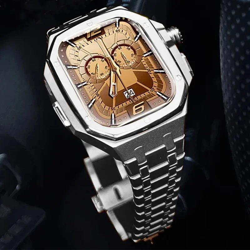 Luxury Watch Apple - Kit mod cassa in acciaio inossidabile