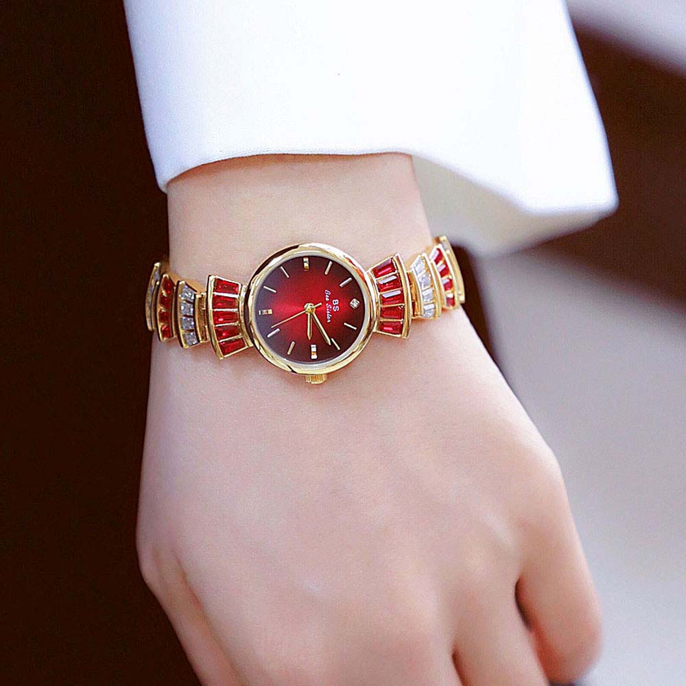 Luxury Watch Gold And Black - Orologi da donna di alta qualità