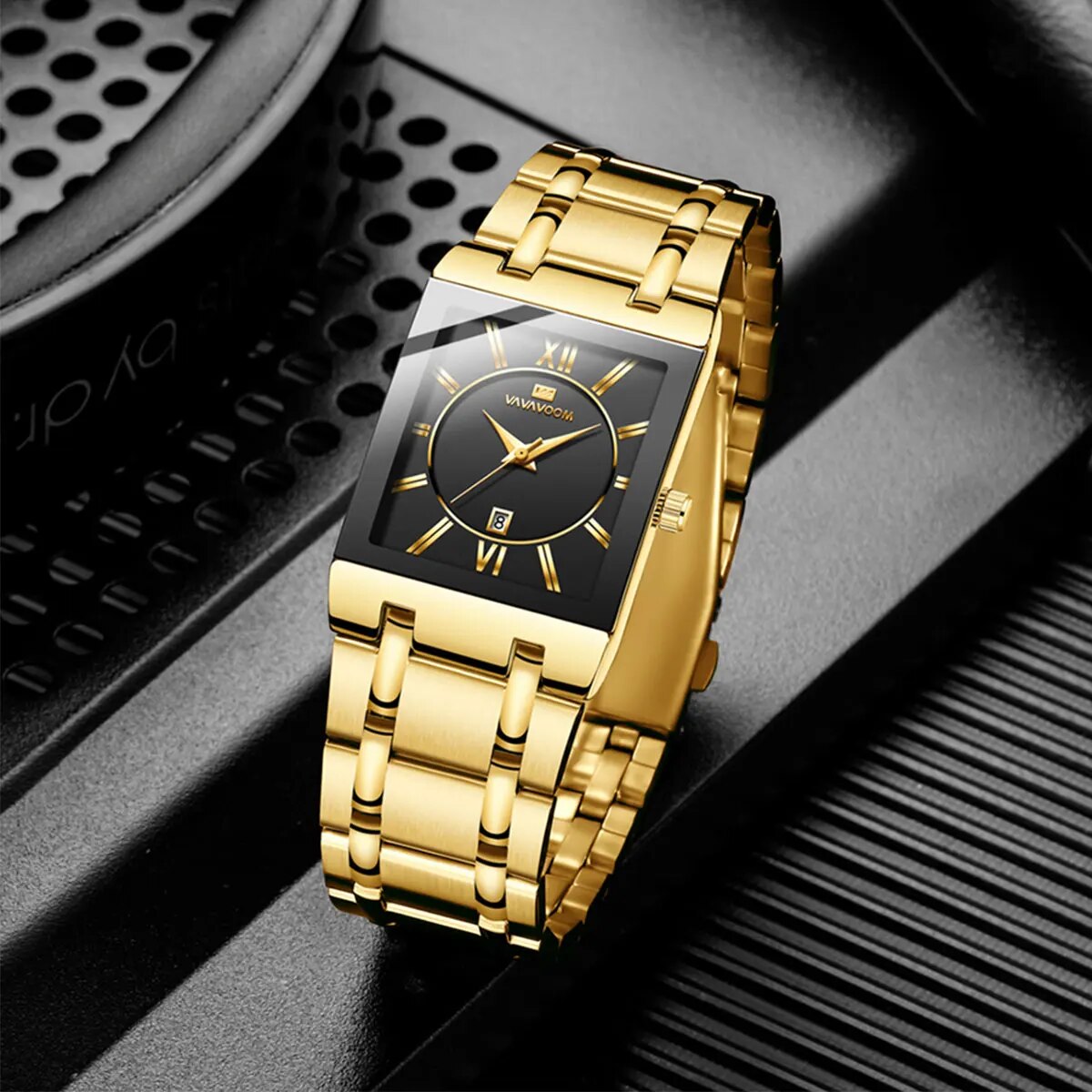 Luxury Watch Gold And Black - Orologio da uomo d'affari Design semplice