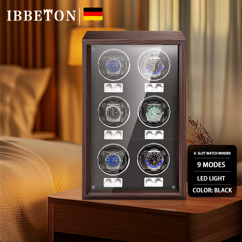 Luxury Watch Collection Box - IBBETON Avvolgitore per orologi in legno