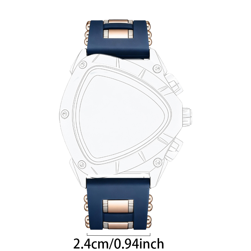 Watch Triangle Luxury - Orologio da Uomo LIGE, Cronografo Triangolare