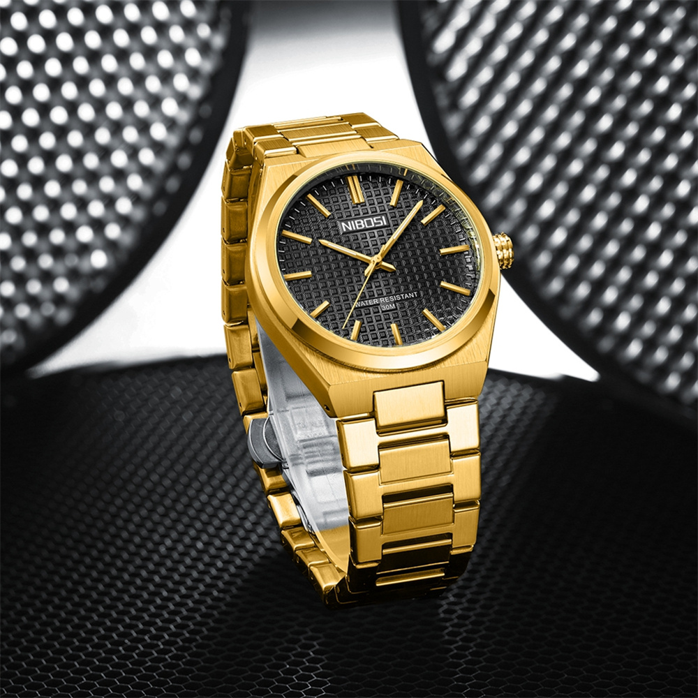 Luxury Watch Gold And Black - Orologio da uomo di lusso di