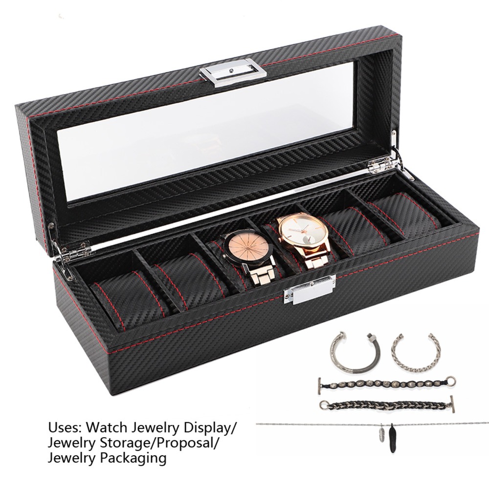 Scatola per Orologi in Fibra d - Luxury Watch Collection Box recensione e prezzo