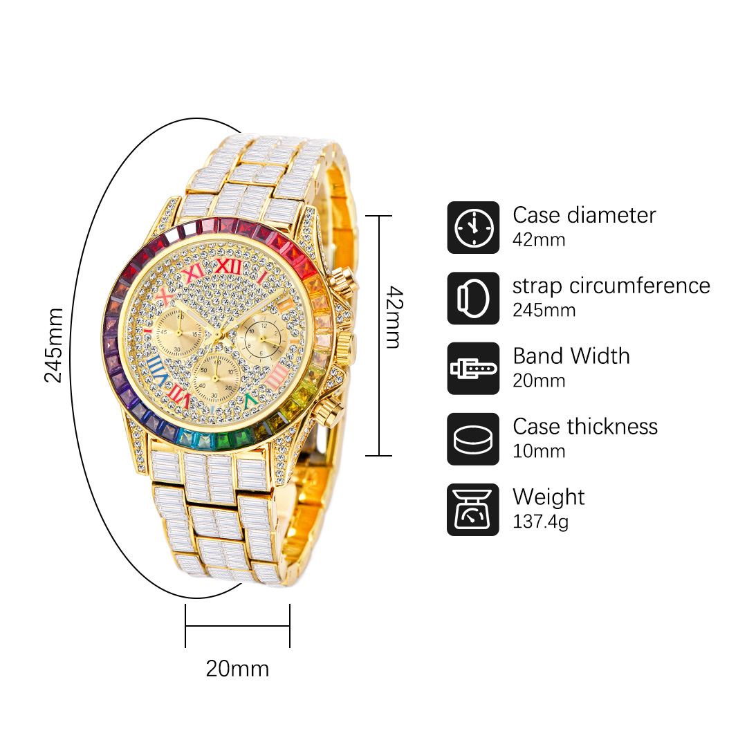 MISSFOX Luxury Iced Watch For  - Luxury Watch Investment recensione e prezzo