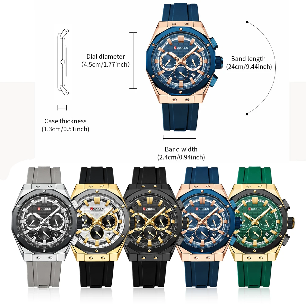 CURREN Luxury Brand cronografo - Luxury Watch Apple recensione e prezzo