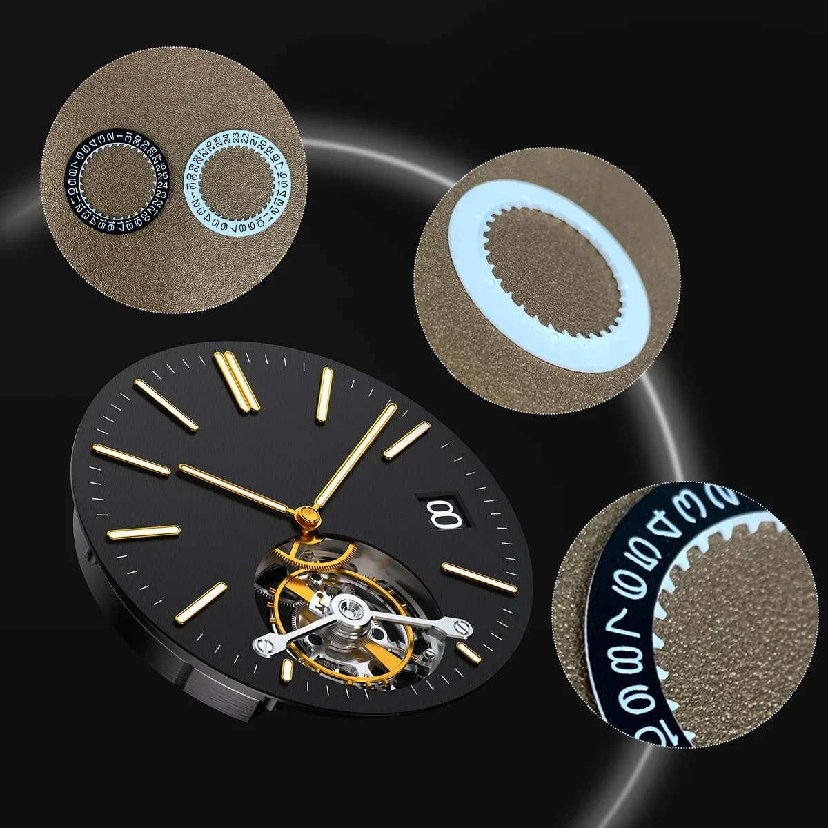 NH35 NH36 Quadrante della data - Luxury Watch Cleaning Kit recensione e prezzo