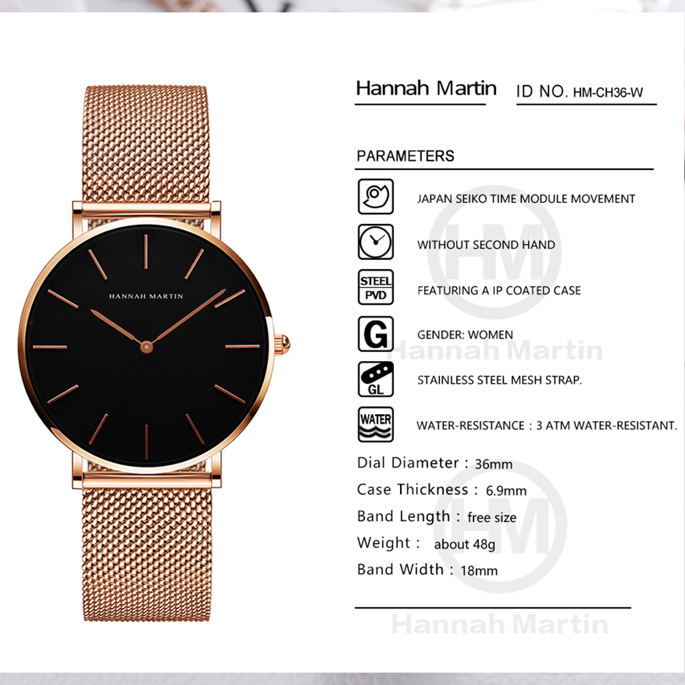 Hannah Martin Top Brand Orolog - Luxury Watch In Japan recensione e prezzo