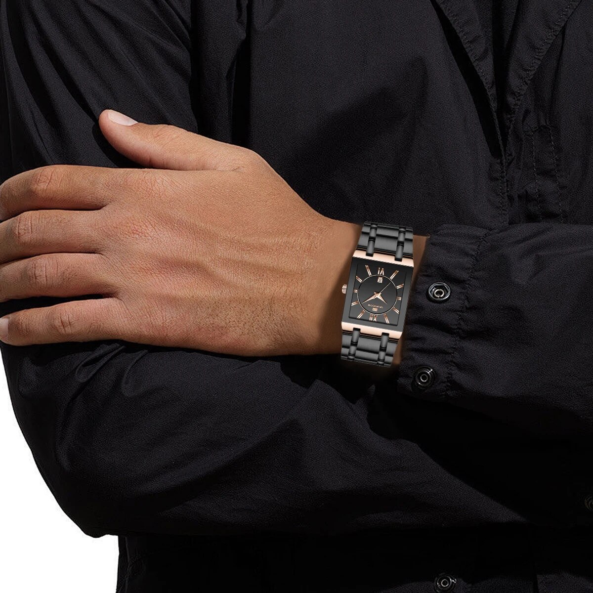 Orologio da uomo d'affari Desi - Luxury Watch Gold And Black recensione e prezzo