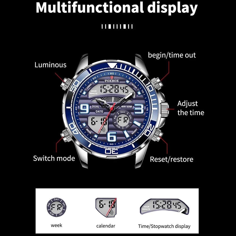 2024 orologi da uomo digitali  - Luxury Watch Collection Box recensione e prezzo