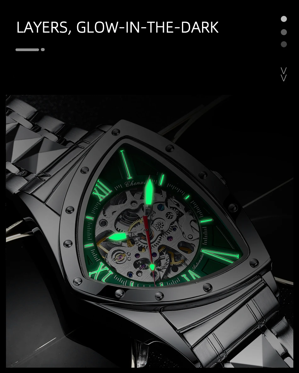 CHENXI Designer Luxury Fashion - Watch Triangle Luxury recensione e prezzo