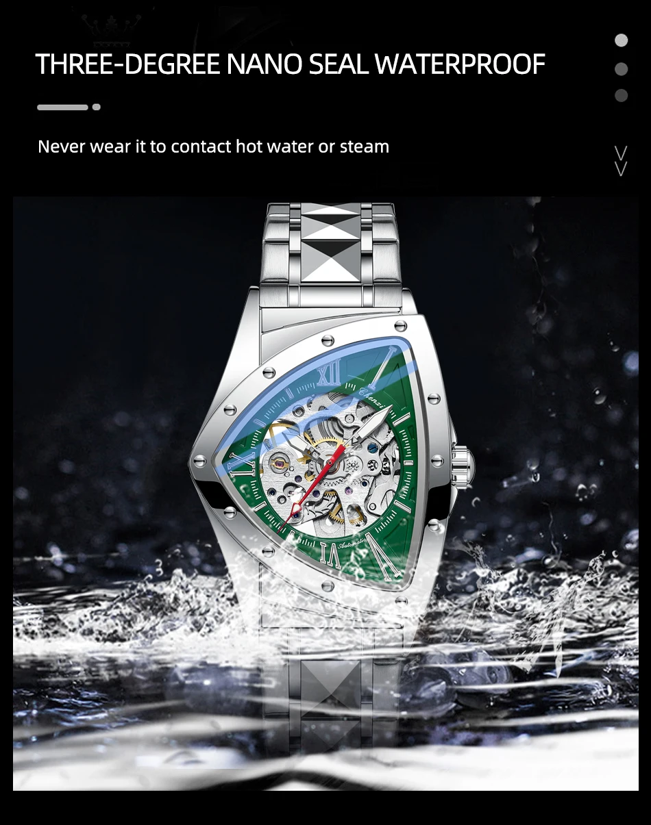 CHENXI Designer Luxury Fashion - Watch Triangle Luxury recensione e prezzo